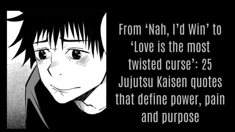 Jujutsu Kaisen quotes