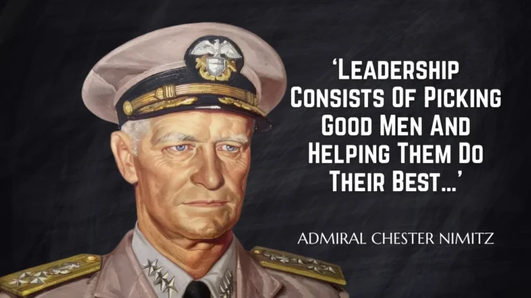 Navy Quote of the Day by Admiral Chester Nimitz