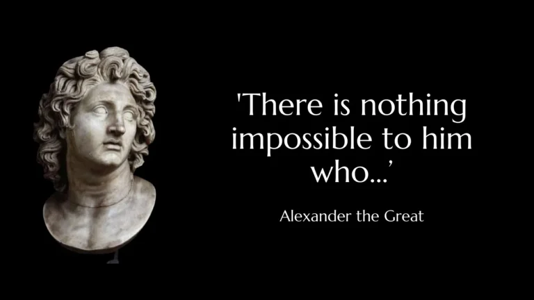 Quote of the day by Alexander the Great