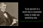 Quote of the day by American philosopher Ralph Waldo Emerson